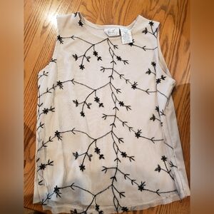 Vintage Kathie Lee Collection blouse Size L, taupe